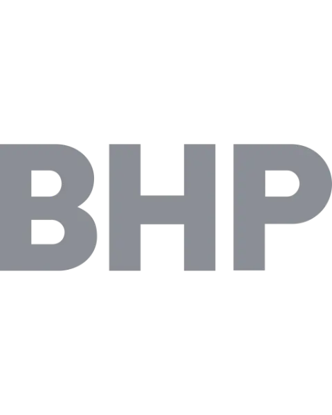 BHP logo black and white
